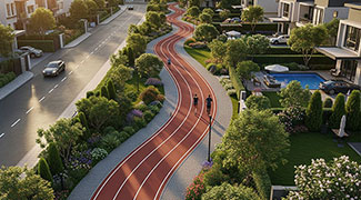 Society with jogging track Bathinda